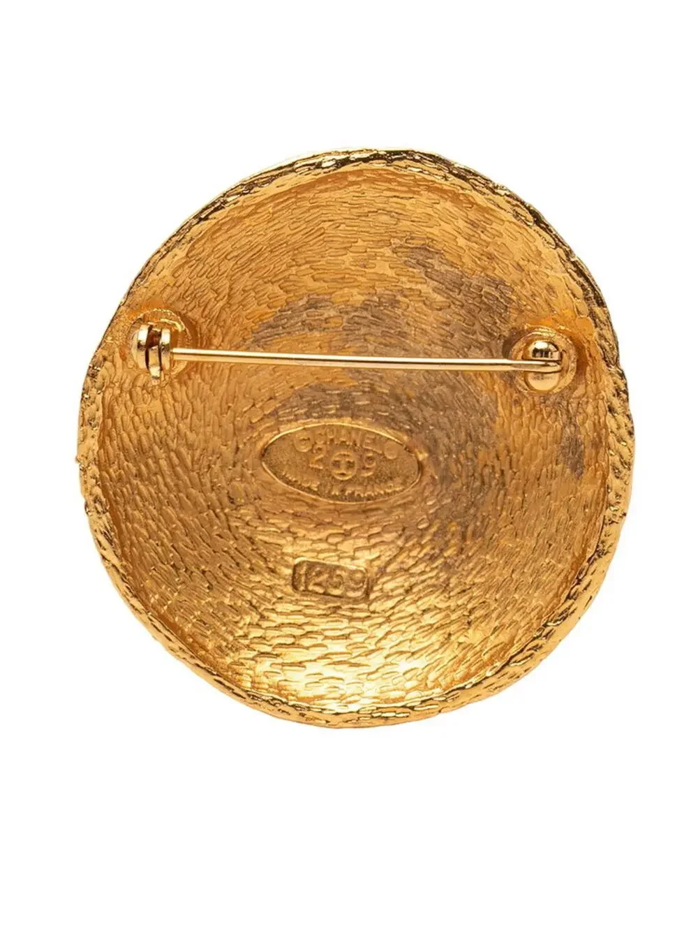 Chanel Cc Logo Brooch Metal #247020C75B